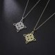thumbnail image 3 of Witches Knot Necklace-Celtic Good Luck Jewelry Stainless Steel Wiccan Clavicle, 3 of 5
