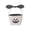 A001- Black, variant on Halloween Treat Bag Blue Gingham Embroidered Jack O Lantern Candy Bag Single Pack for Student Trick Or Treating and Halloween Party Favors