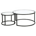 thumbnail image 3 of Evelyn&Zoe Watson Round Nested Coffee Table in Blackened Bronze, 3 of 5