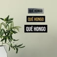 thumbnail image 3 of Signs ByLITA Basic Que hongo Sign (Brushed Gold) - Large, 3 of 6