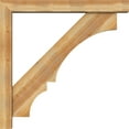 thumbnail image 3 of Ekena Millwork 6"W x 44"D x 44"H Balboa Block Rough Sawn Bracket w/ Offset Brace, Western Red Cedar, 3 of 25