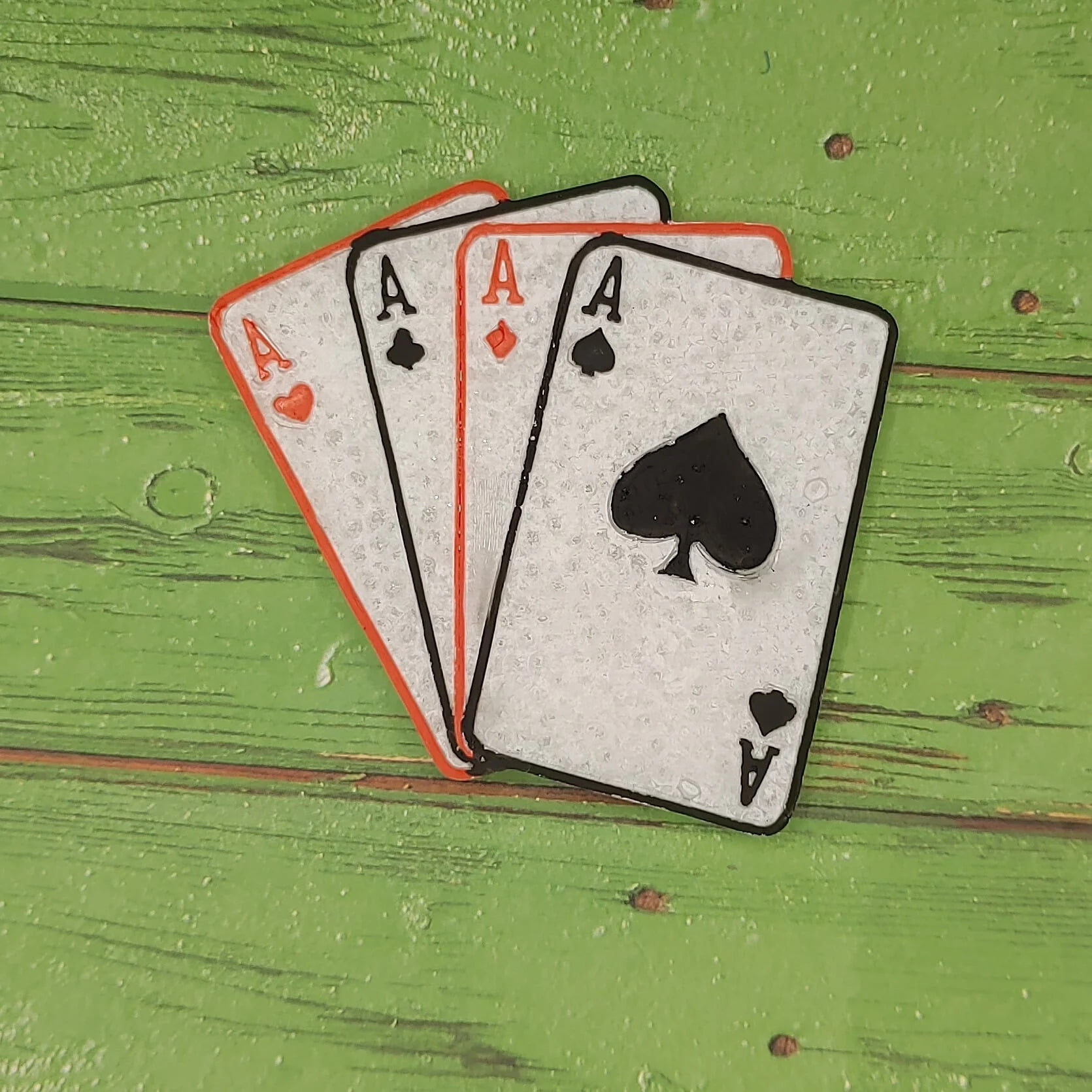 playing cards silicone freshie mold