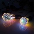 thumbnail image 4 of LINLIN 3D Firework Bulb Starry Light Bulb E27 AC 85-220V 4W Retro Edison Bulb Warm White Light for Holiday Christmas Decoration Bar Glass LED Lamp, 4 of 9