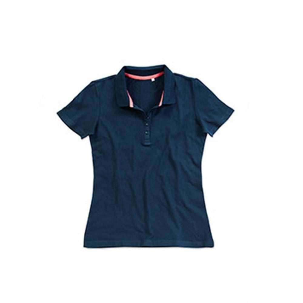 Krumba Women's Button Short Sleeve Modal Breathable Wicking Polo Shirt