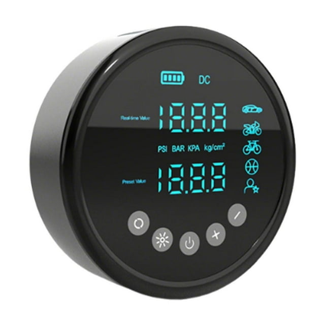 Portable Wireless Car Inflator - High - Pressure Pump With Full LCD Screen For Car Tires High Power