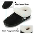 thumbnail image 4 of Ablanczoom Slippers for Women House Shoes Winter: Comfy Memory Foam No-slip Womens Loafer Slippers with Fuzzy Faux Fur Indoors Outdoors, 4 of 8