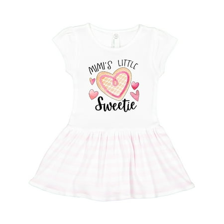 

Inktastic Mimi s Little Sweetie with Heart Cookie Gift Toddler Girl Dress