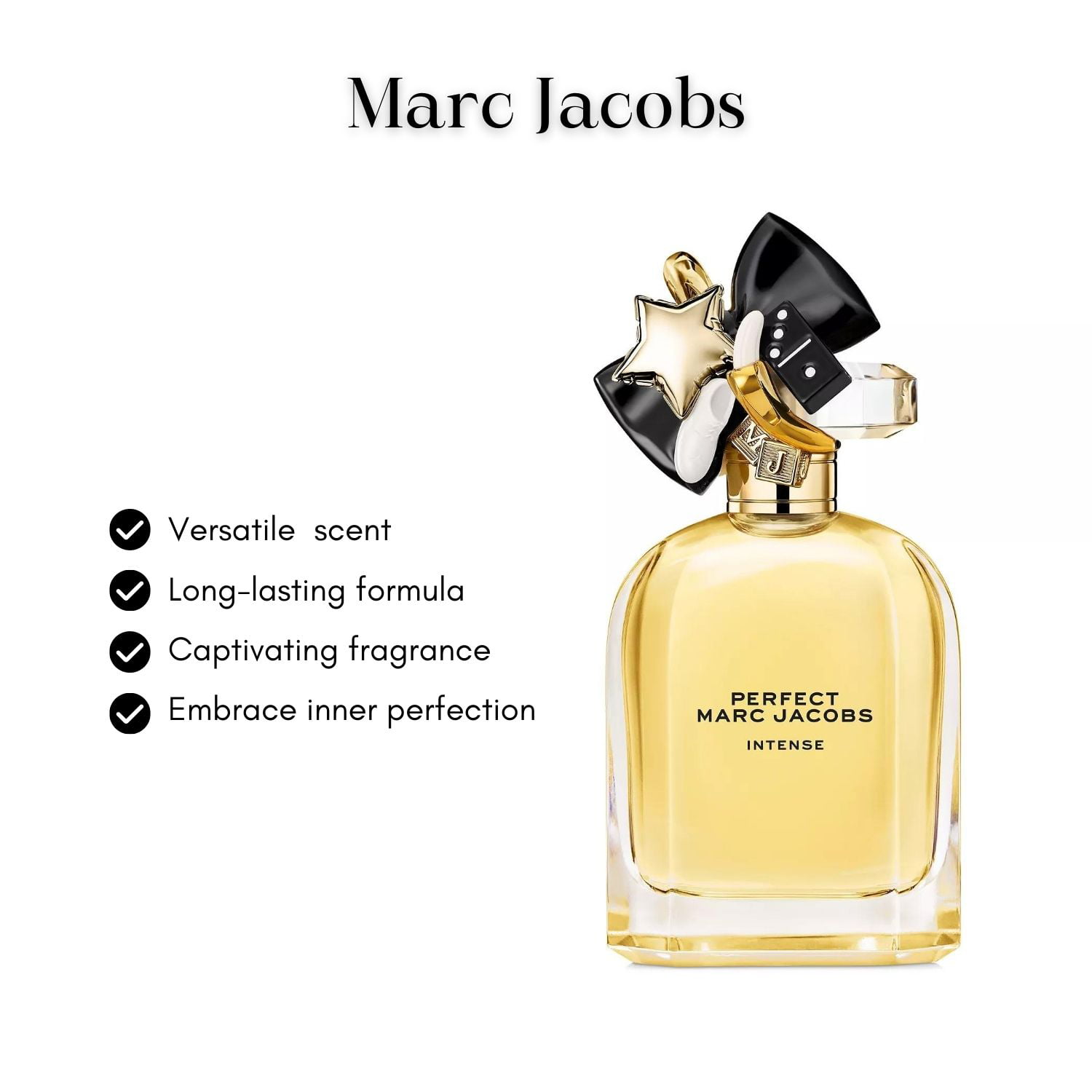  Marc Jacobs Perfect Intense for Women Eau de Parfum Spray, 1.6  Ounce : Beauty & Personal Care