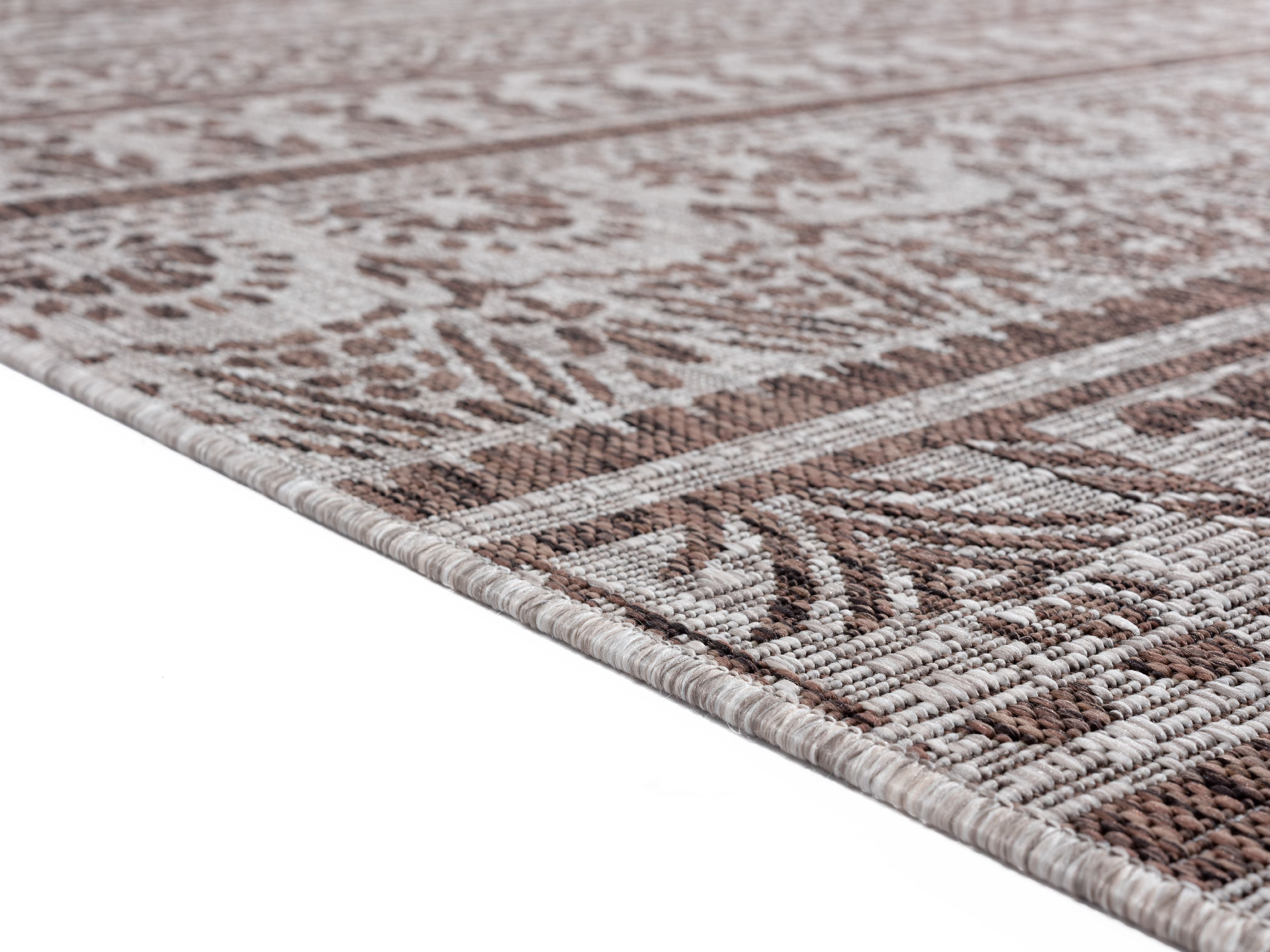 United Weavers Mali Keown Transitional Geometric Area Rug, Brown, 5'3" x 7'6"