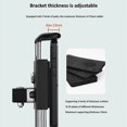thumbnail image 3 of Folding Metal Wall Mount Tablet Holder with Anti-Theft Safety Lock, 3 of 5