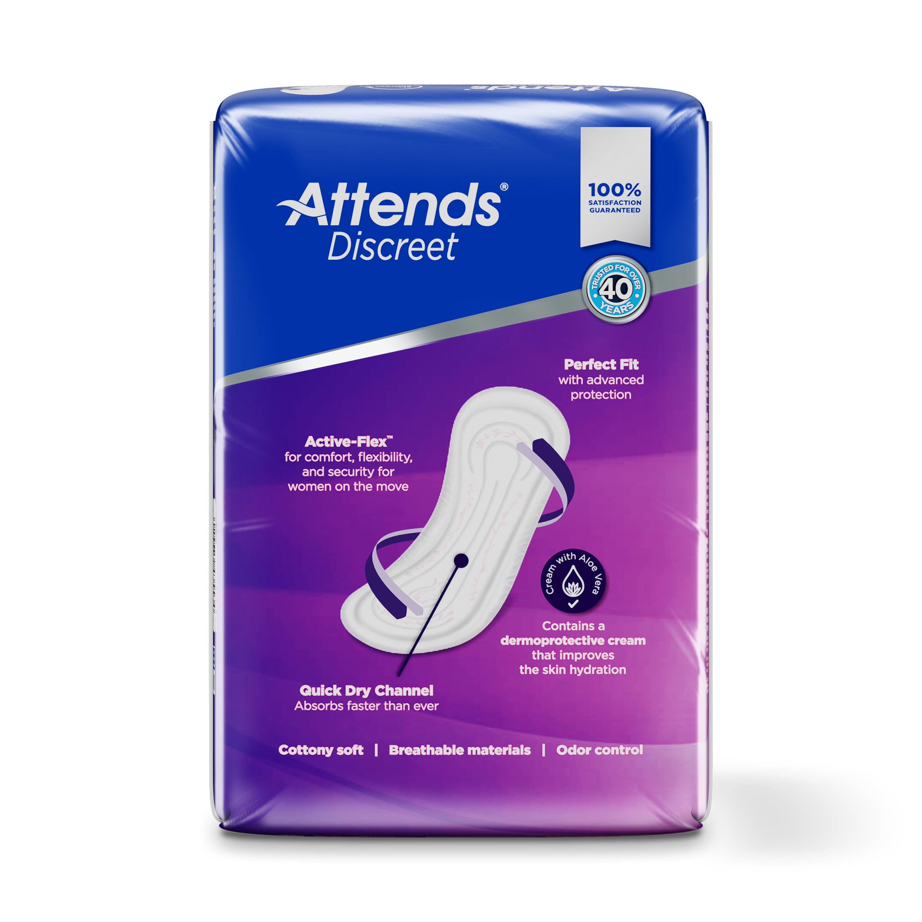 Attends Discreet Women's Ultimate Pads, Case of 200