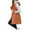 Orange, variant on Womens Coats Sleeveless Puffy Jackets Long Puffer Stand Collar Casual Winter Coat with Pockets,Coats for Women Orange L