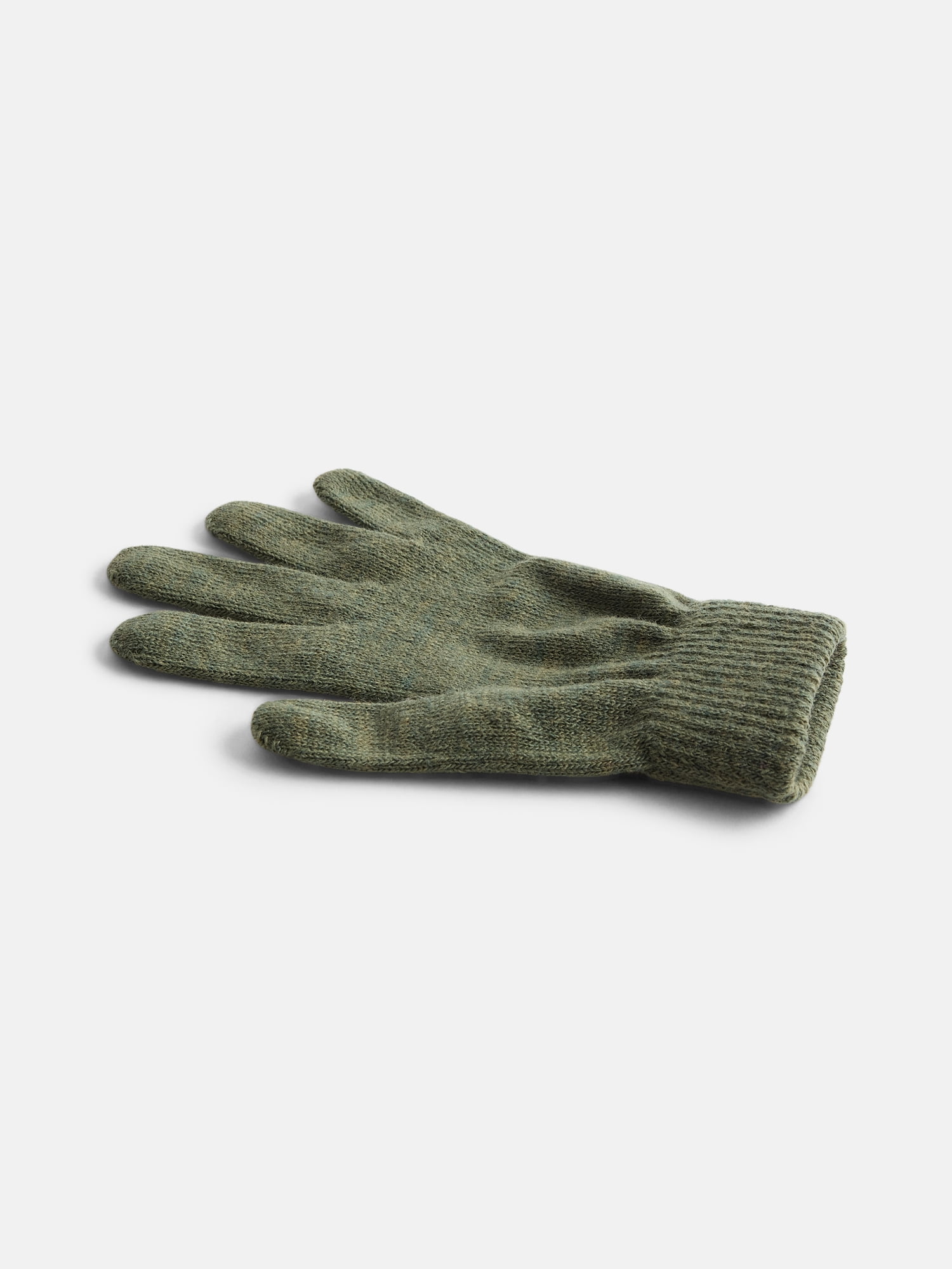 No Boundaries Women's Ribbed Knit Solid Gloves, 2 Pack
