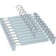 thumbnail image 1 of 10 Pack Pants Hangers, Skirt Hangers with 2 Adjustable Non-Slip Clips for Hanging Pants, Skirts - Very Light Blue, 1 of 5