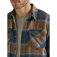 thumbnail image 2 of Wrangler® Men's and Big Men's Sherpa Lined Relaxed Fit Heavyweight Shirt Jacket, 2 of 4