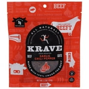 KRAVE JERKY BEEF GRLC CHILI PPR 2.7 OZ - Pack of 8