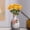 Yellow, variant on HOARBOEG Artificial Dandelion Flowers Fake Plants for Wedding Party Home Office Decor Indoor Living Room Simulation Bouquet