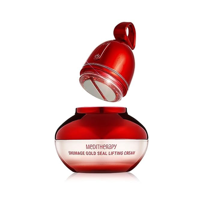 フェイスクリーム MEDITHERAPYSHUMAGEGOLDSEAL LIFTING CREAM Shumage Gold Seal Lifting Cream+Device - Moisturizer Face Lift