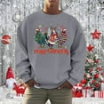 thumbnail image 2 of Chandail à Capuche Mode pour Hommes Logo de Vacances de Noël Automne Imprimé Chandail Décontracté Confortable, 2 of 4