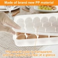 thumbnail image 5 of 4 Pcs 96 Slots Deviled Egg Container with Lid and 9 Pcs Deviled Egg Injector Piping Tool Clear Deviled Egg Platter Stackable Deviled Egg Tray for Refrigerator, 5 of 7
