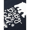 thumbnail image 4 of FOCUSNORM Pyjamas Assortis Parent-Enfant, Hauts Cartoon Bear avec Pantalon/combinaison, 4 of 5