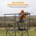 thumbnail image 6 of Muddy Roost Quad Pod 10' Steel Hunting Stand with Ladder, Steel Frame, Camo, 6 of 9