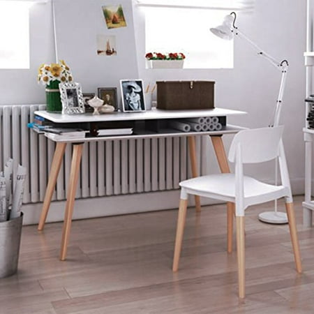 P Kolino Modern Desk Chair White