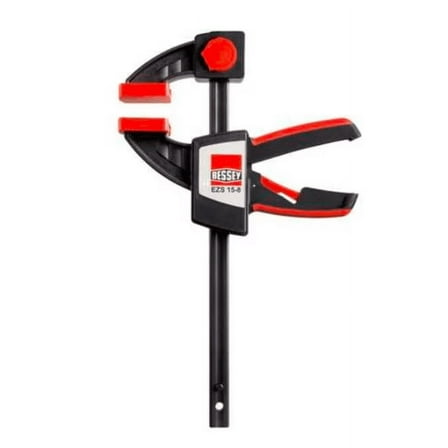 6" Bar Clamp 2-Component Plastic Handle and 3 1/2 in Throat Depth