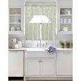 thumbnail image 3 of Sage Green Branches Swag Curtains for Living Room/Bedroom Windows, Vintage Art Farmhouse Kitchen Curtains and Valances Set 36 Inch Length, Light Filtering Swags Valance Curtain Panels, 3 of 5