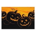 thumbnail image 2 of Hallowmas Grimace Pumpkin Ghost Boo Linen Placemats 4pcs Durable Linen Placemats 12 X 18 Inch Seasonal Farmhouse Holiday Rustic Decor for Kitchen Dining Table Halloween Gifts, 2 of 5