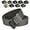 B, variant on Exteriorm-U Belt, 1.5 Nylon Ratchet Tactical Work Belt with Adjustable Release Buckle for Outdoor, Hiking