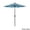 Dolce Oasis, variant on 7.5' Pacific Trail Series Patio Umbrella With Stone Black Aluminum Pole Aluminum Ribs Push Button Tilt Crank Lift With Sunbrella 1A Teak Fabric