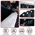 thumbnail image 6 of 250 American Flag Shower Curtain, 4th of July Shower Curtain Patriotic Shower Curtain American USA Flag with Flying Bald Eagle Bathroom Curtain Vintage Flag Shower Curtain with Hooks, 72x72 inches, 6 of 7
