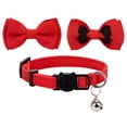 thumbnail image 6 of Mumup Christmas Collar for Cat Pet Breakaway with Bell Bowtie Detachable Bow Adjustable Safety Kitten Puppy Girl Boy 2pcs Christmas, 6 of 8