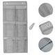 thumbnail image 5 of 1 juego de zapateros de pared: organizador de zapatos con 6 bolsillos para colocar sobre la puerta y con ganchos, ideal para puertas estrechas y armarios., 5 of 6