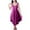 Purple, variant on Maean Loose Sleeveless Nightgown for Women Satin Silky Comfy Sleepwear V Neck Nightdress Sleepshirts