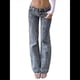 thumbnail image 3 of Pantalones Vaqueros de Pierna para Mujer, Tiro Bajo, Holgados, de Pierna Recta, Estilo Boyfriend, Vaqueros Casuales Sueltos, Estilo Chica Y2K Negro S, 3 of 10