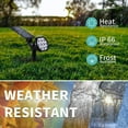 thumbnail image 6 of ZXNYH Solar Lights Outdoor,10 LED Landscape Spotlights Solar Powered Wall Lights 2-in-1 Wireless Adjustable Security Decoration Lighting for Yard Garden Walkway Porch Pool Driveway, 6 of 8