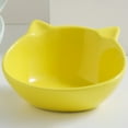 thumbnail image 2 of Ceramic Cat Bowl Creative Solid Color Cute Cat Snack Bowl Kitten Food Bowl, 2 of 10