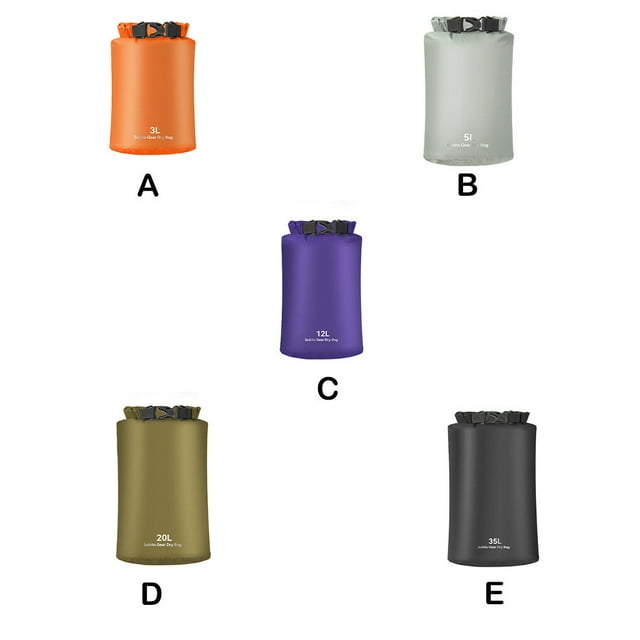 pitrice Sac Étanche pour Natation, Sacs de Rangement Imperméables pour Vêtements, Résistance à l'Eau, Haute Performance, Paquet de Rangement pour Vêtements, Extérieur, pour Sports, Course, Randonnée, Violet/12 L