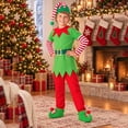 MEZZALL Kids Christmas Elf Boys Girls Santa'S Helper Outfit With Hat ...