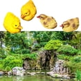 thumbnail image 4 of Toystoory Decoraciones de pato amarillo a la deriva para el patio: exquisitas artesanías de resina con decoraciones de animales de dibujos Decoración del hogar, 4 of 6
