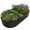 Black, variant on Galvanized Raised Garden Bed Kit, Galvanized Planter Raised Garden Boxes Outdoor, Oval Metal Raised Garden Beds for Vegetables,Black
