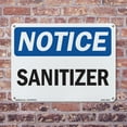 thumbnail image 5 of Sanitizer OSHA Notice Aluminum Sign 14 Inch x 10 Inch - 10 Pack, 5 of 8