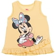 thumbnail image 3 of Disney Minnie Mouse Toddler Girls Crossover Tank Top and Shorts Yellow 3T, 3 of 5