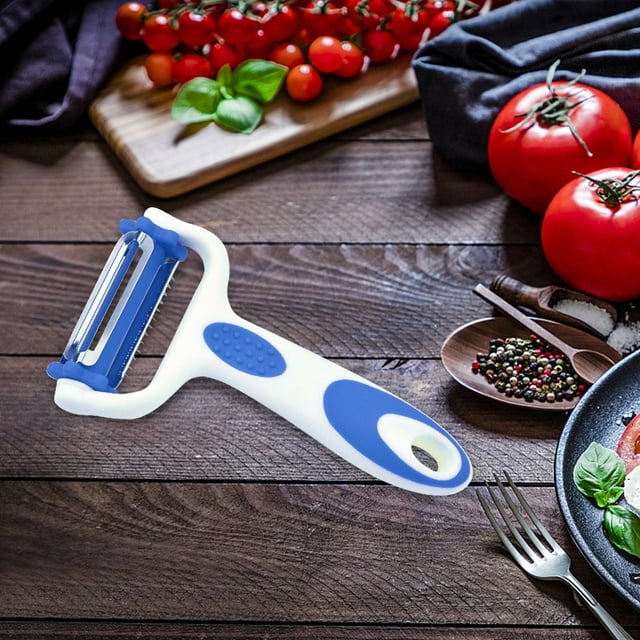 Birdeem Éplucheur en Acier Inoxydable, Raboteuse en Fil, Éplucheur Multifonctionnel, Rabot à Légumes, Fruits et Melons, Aide de Cuisine