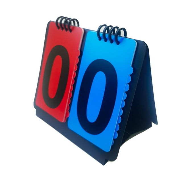 bedienty Plastic Sports Scoreboard Multifunction With Smooth And Clear Visibility For Coaches In Action Tennis Basketball 2 Digits