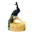 thumbnail image 3 of Soporte para cenizas de pavo real, ceniceros de resina para cenizas antimoscas, decoraciones para el hogar para gabinete de vino Hugtrwg Libre de BPA, 3 of 9
