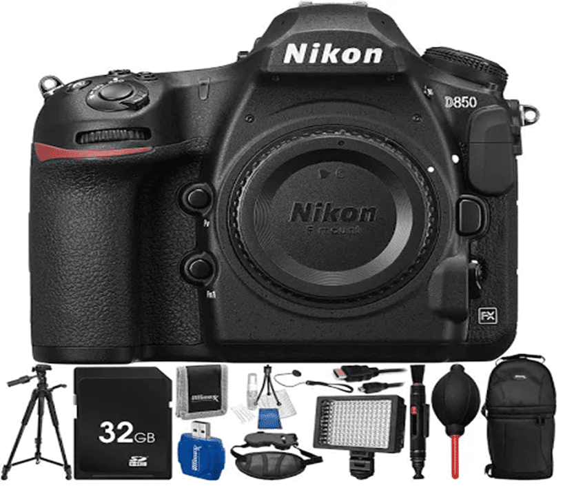 Nikon D850 DSLR Body Accessory Bundle