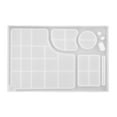 thumbnail image 1 of EeaseMX 1 molde para bandeja de maquillaje, molde de epoxi de cristal para bricolaje, molde de fundición para placa de tocador, 1 of 8